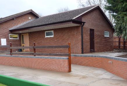 The new changing rooms - 2010 extension