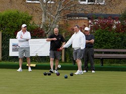Bletchley St. Martins Bowls Club Team practice