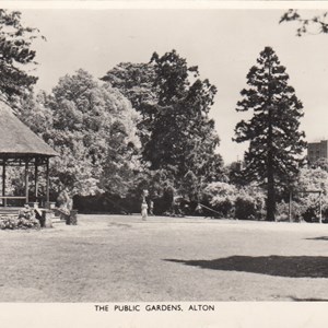 The Public Gardens ~ Postmarked 20.7.1959