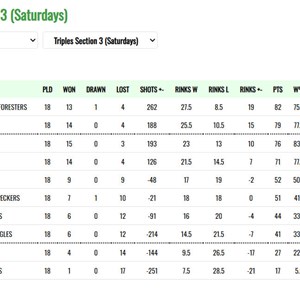 Saturday Mixed Triples Section 3