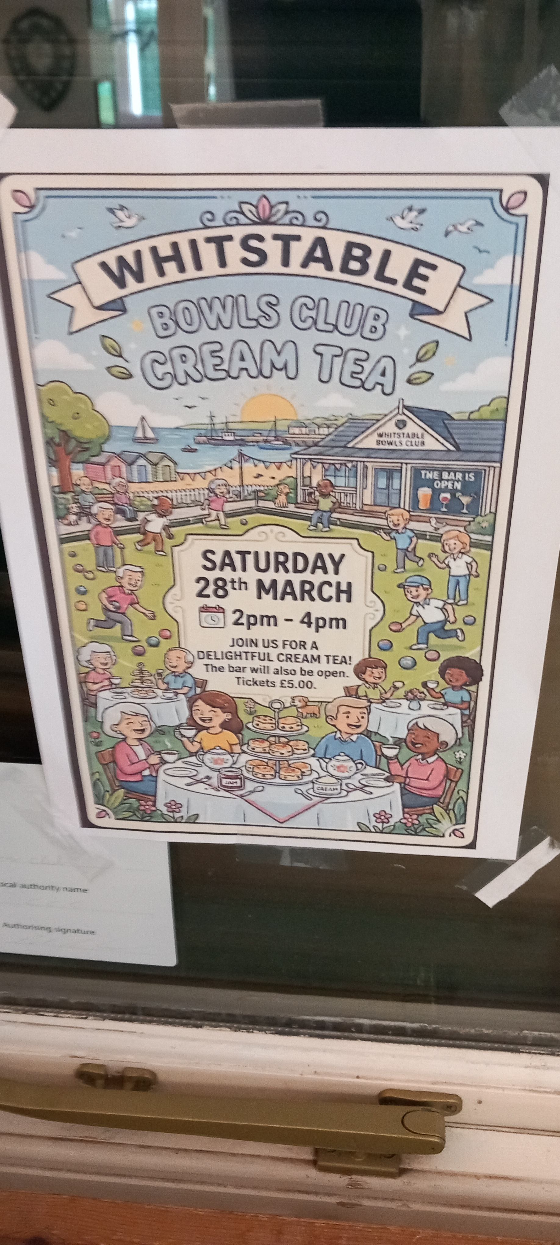 Cream Tea afternoon, Saturday 28th March