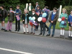 Bucklebury History Group Queen Elizabeth II visits Bucklebury