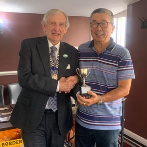 Mens Veterans Singles Runner-Up - Tommy Tsoi