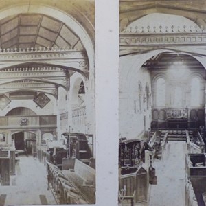Church interior 1873 & 1875