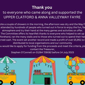 Upper Clatford May Fayre