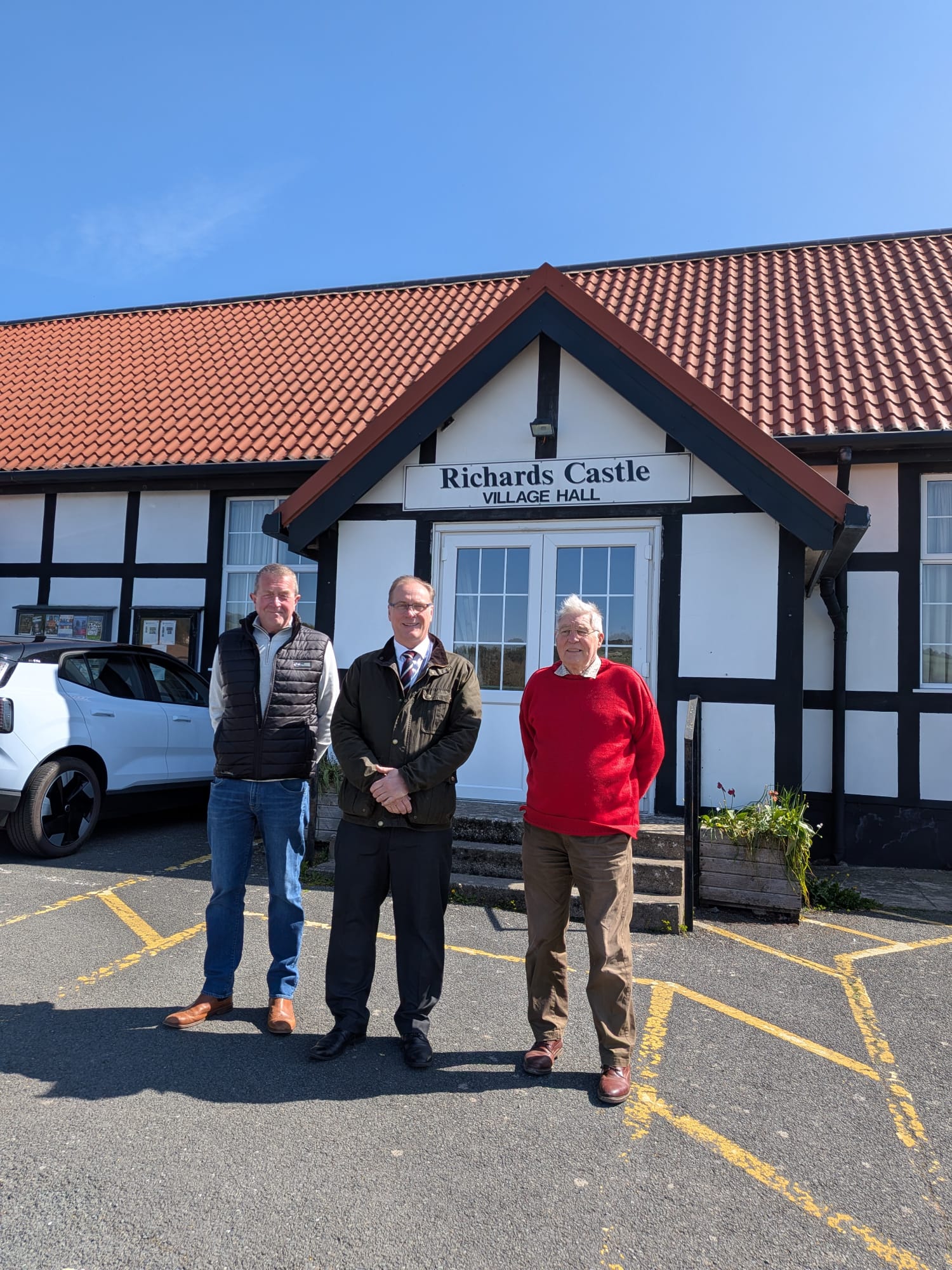 PCC Rep with Cllr Peter Enzer & Clerk Clive Leworthy