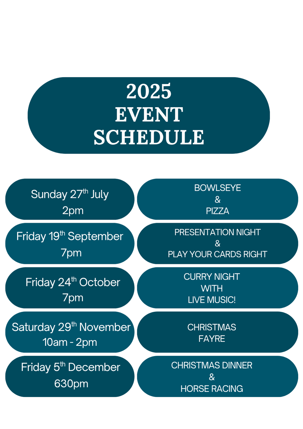 Long Eaton Town Bowls Club Social