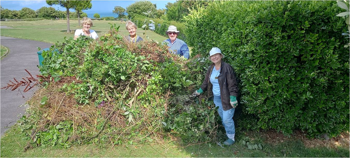 Our volunteers in The Helen Garden