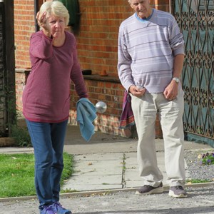 Bonnie and Dave get underway.