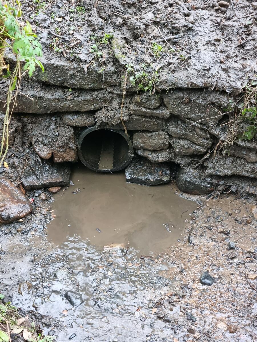 Salesbury Parish Council Culverts Cleaned out on Lovely Hall Lane