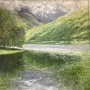 'Loch Awe, Scotland' Oil by Dennis Harper