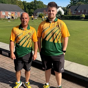 Men singles - Mark Perrott R/U Scott Eveleigh