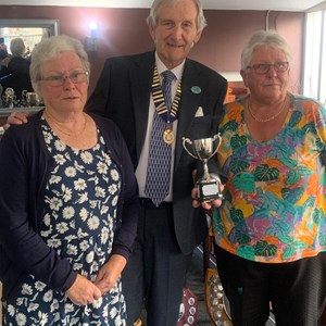 Ladies Drawn Pairs Runner-Ups - Sue Dyball & Jackie Jones
