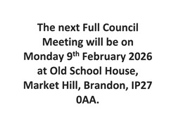 Brandon Town Council Notice Board