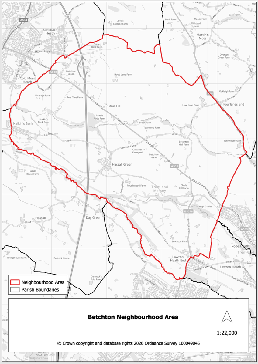 Betchton Parish Council Neighbourhood Plan Area