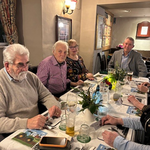 Retired Clerk and current & past councillors join Tony and Janet Bracey