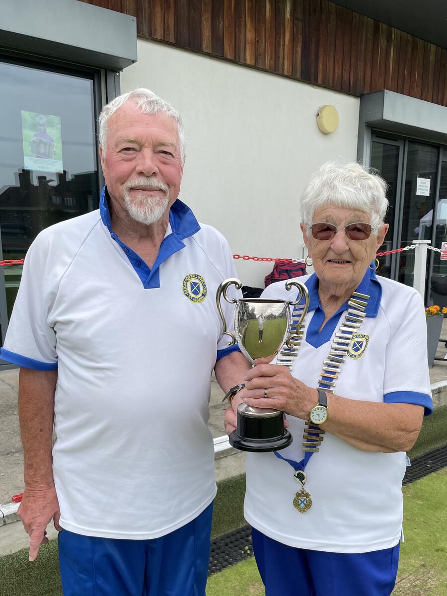 Two Wood Singles winner, George Tutt