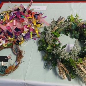 A Summer door wreath