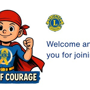 Crewe Lions Club Caps of courage