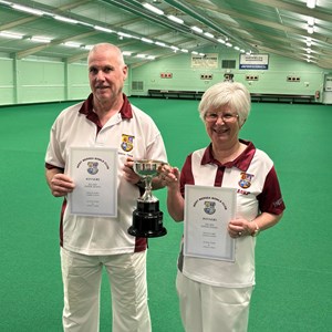 Steve Cook & Jackie Toms - Mixed Pairs Champions