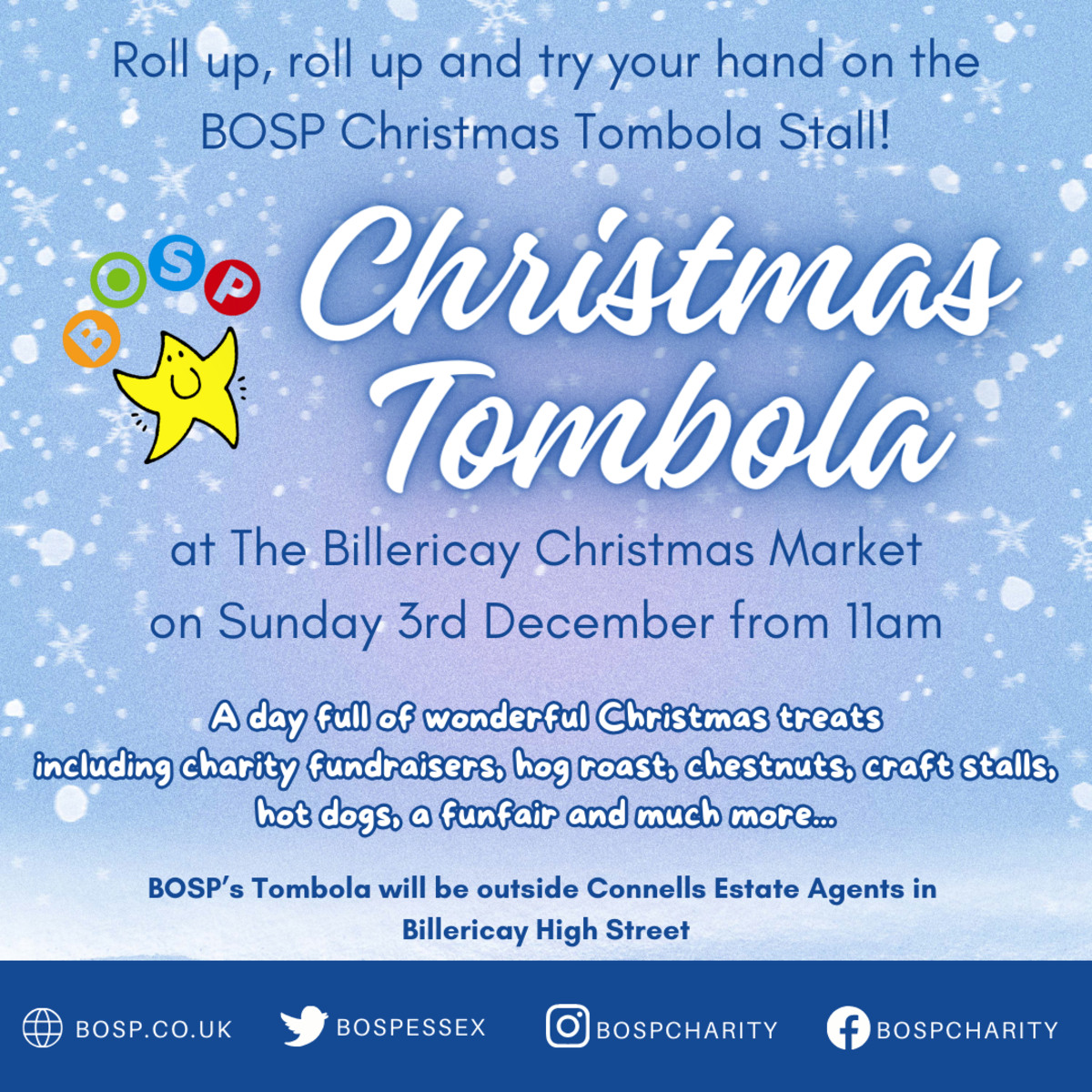 BOSP Brighter Opportunities for Special People  Christmas Market - Billericay