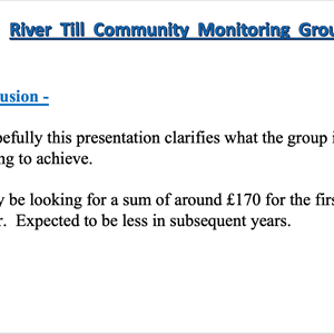 Berwick St James Parish River Till Community Monitoring Group