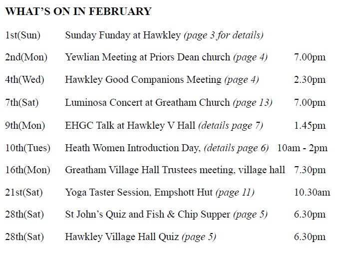 Hawkley Parish Village Magazine