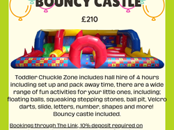 Chuckle Zone and Bouncy Castle £210