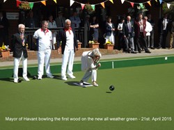 Cowplain Bowling Club Opening Ceremony  21-4-15