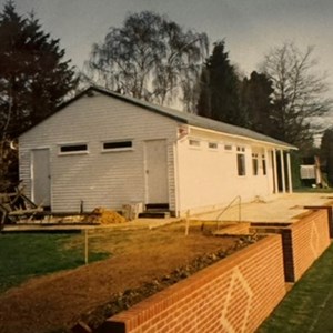Building the retaining wall 1993 - 1994