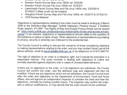 Brandon Town Council Notice Board