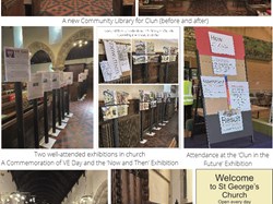 Clun Town Council with Chapel Lawn St George's Church