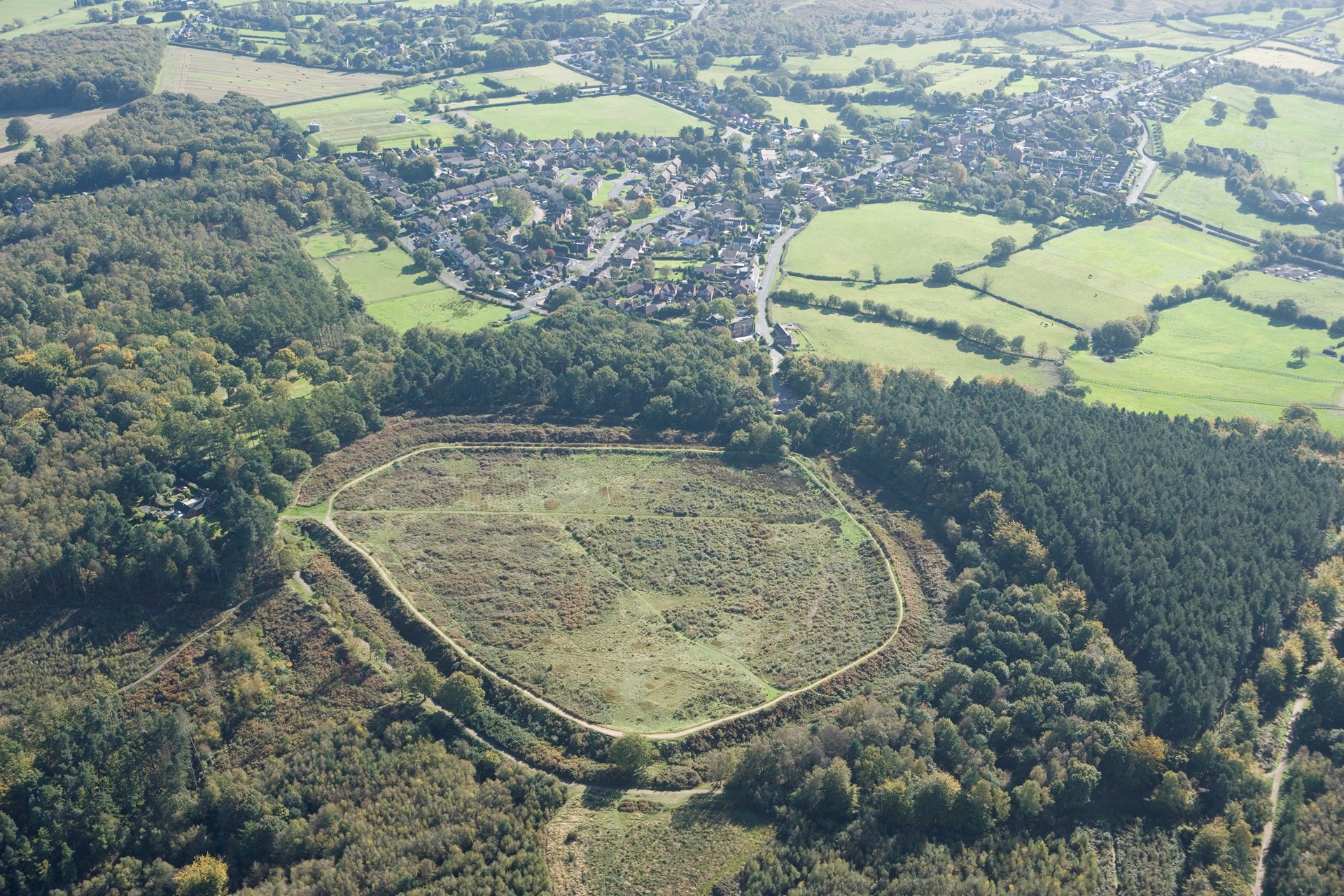 Cannock Wood and Castle Ring Iron Age hillfort, photographed on 9 October 2008 ©Historic England Archive (20829/52)