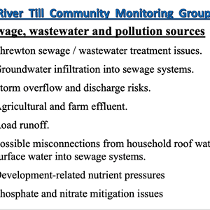 Berwick St James Parish River Till Community Monitoring Group