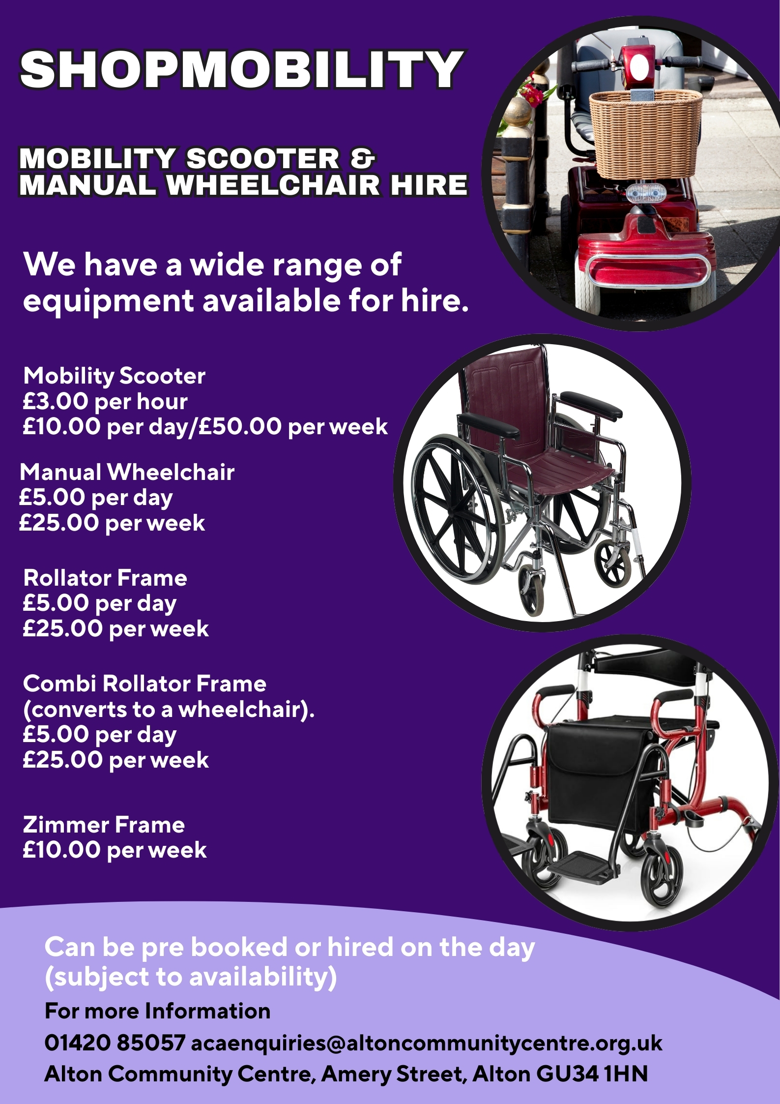 Alton Community Centre Shopmobility