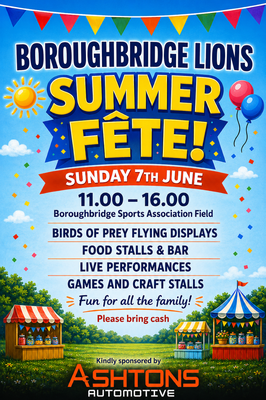 Boroughbridge Lions Club 2026 Summer Fete