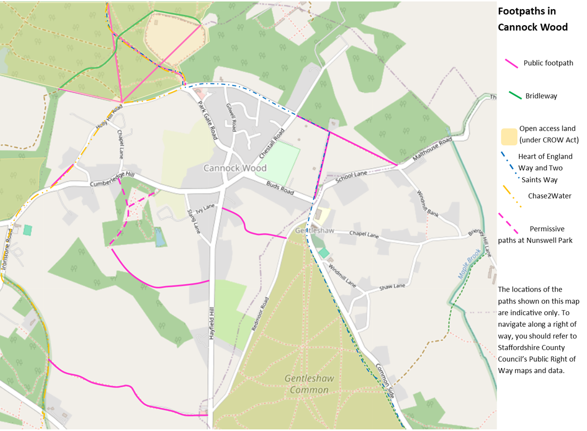 Cannock Wood Parish Council Walks