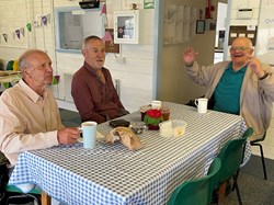 All in a good cause and enjoying a social morning.