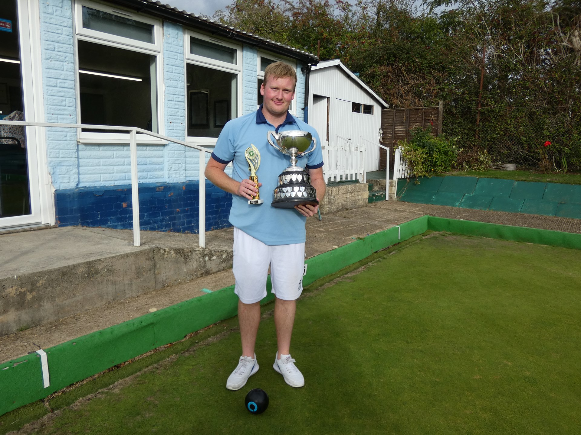 Nathan Charnock won the Singles trophy