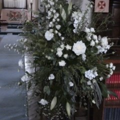 Flowers inside St James'