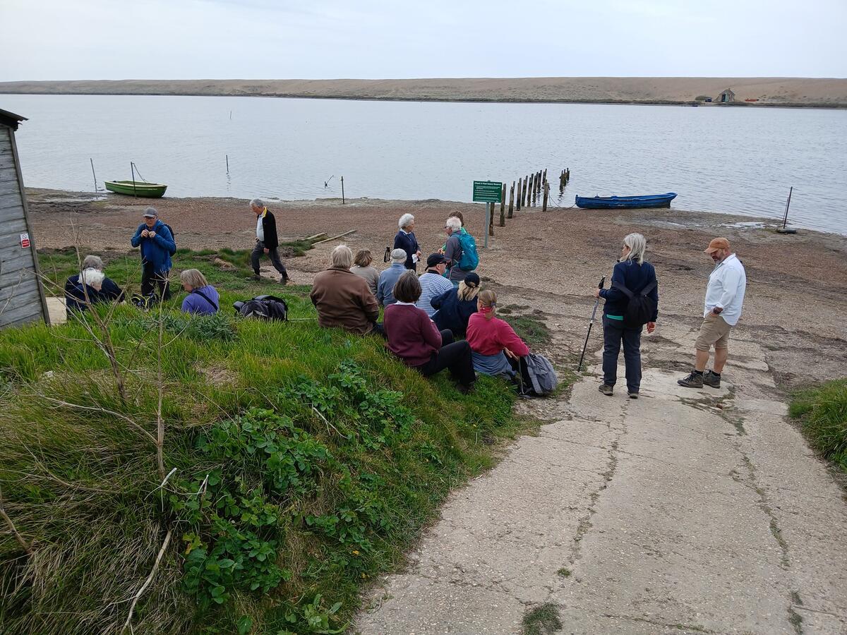 Coffee beside The Fleet