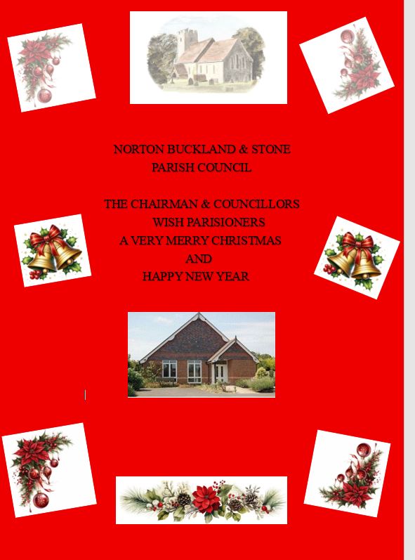 Norton, Buckland and Stone Parish Council Merry Christmas