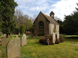 Looking South towards the Cemetery Chapel