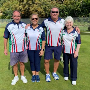John, Sara, Phil & Chris - Mixed Pairs Finalists
