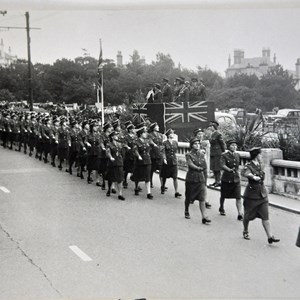 ATS birthday 1943.  From Ashendon, Diana Adams Company, Bournemouth