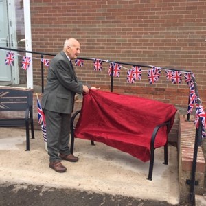 Whixall Social Centre Commemorative Bench Unveiling 29 May 22