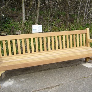 2016: New bench at Blacksmith's corner