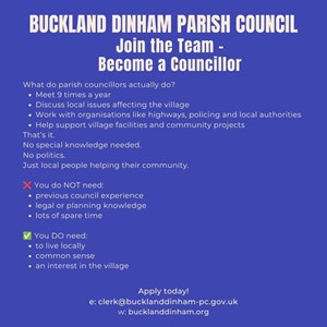 Buckland Dinham Council News