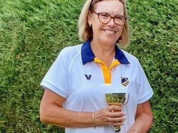 Ladies Two Wood Singles Jan Smith