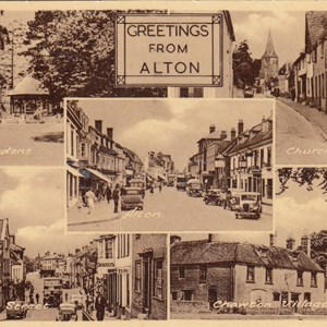 Greetings From Alton - Postmarked 19.8.1960